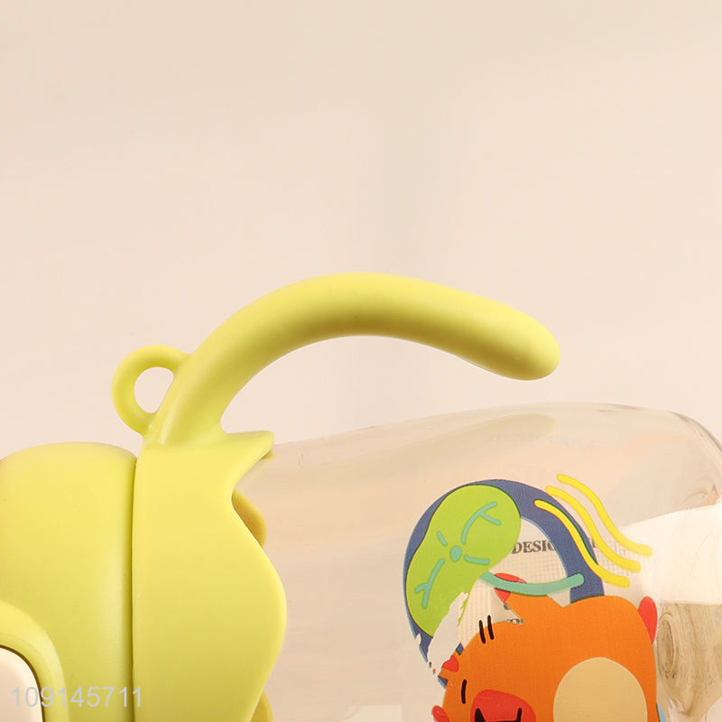 Best selling portable children plastic water bottle drinking bottle with handle