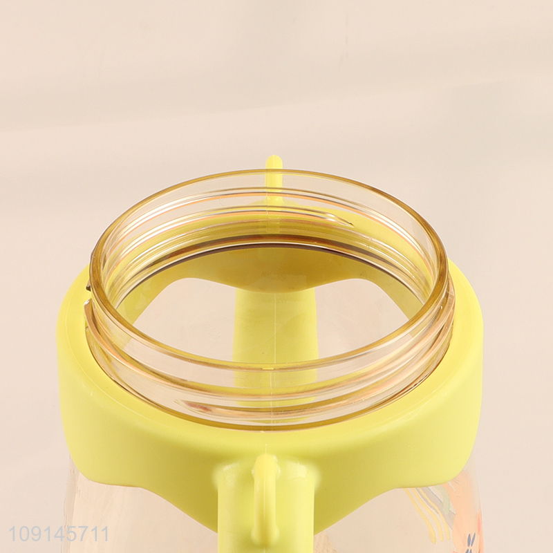 Best selling portable children plastic water bottle drinking bottle with handle