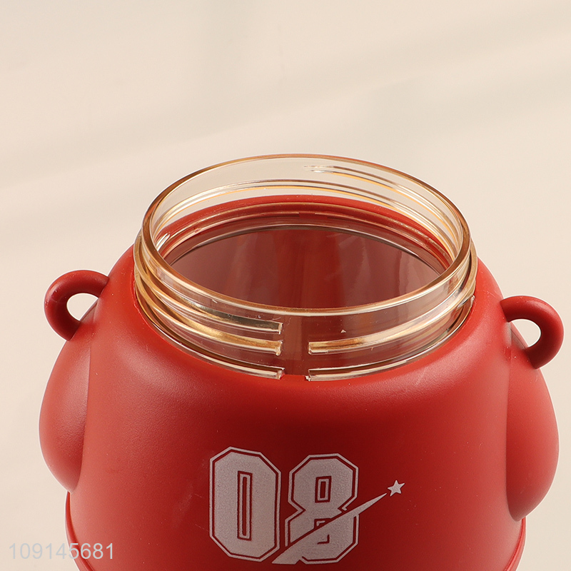 Yiwu market cartoon bear shape plastic water bottle drinking bottle for sale