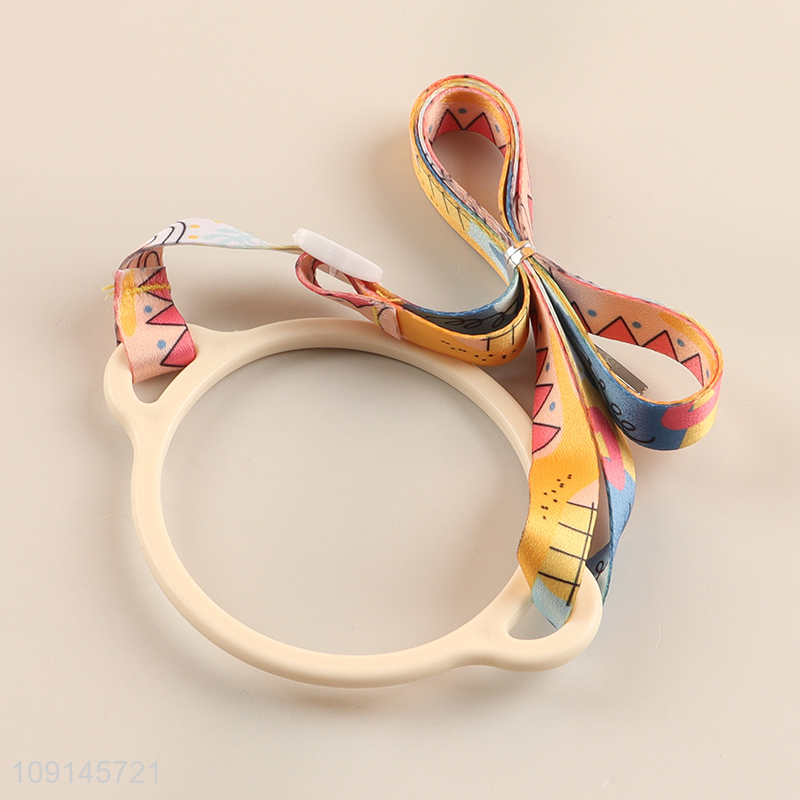 Factory price cartoon bear shape straw cup kids water bottle