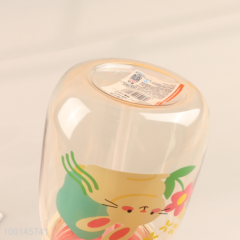 Good quality rabbit shape plastic water bottle drinking bottle for children