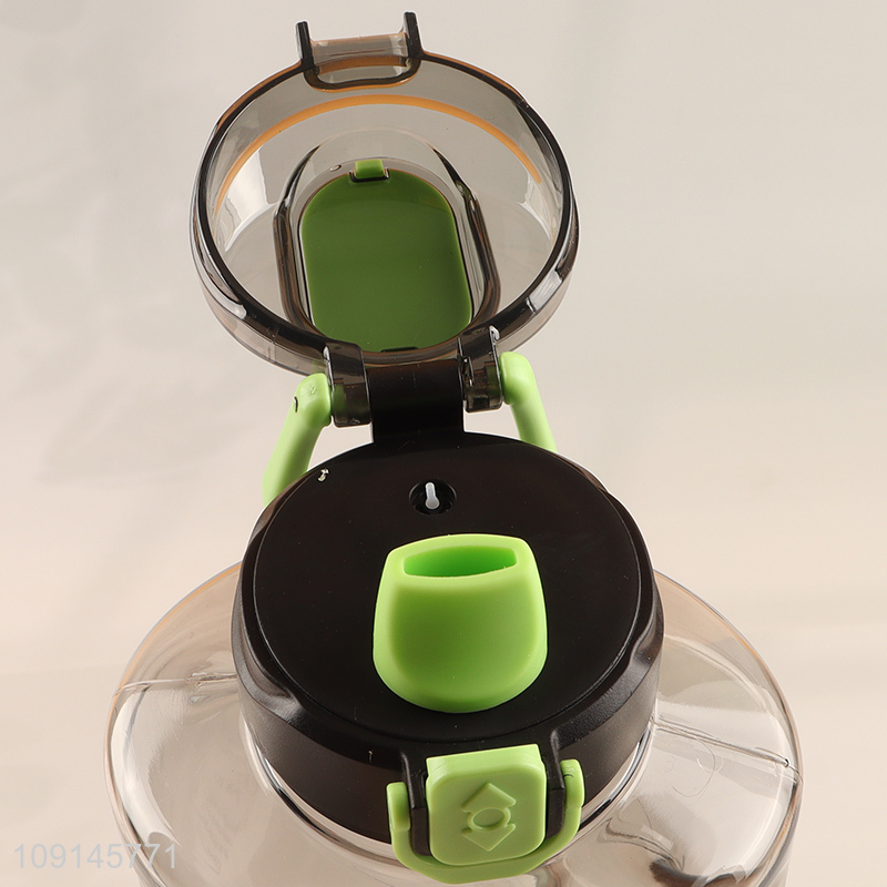 Factory supply multicolor plastic sports water bottle drinking bottle with handle