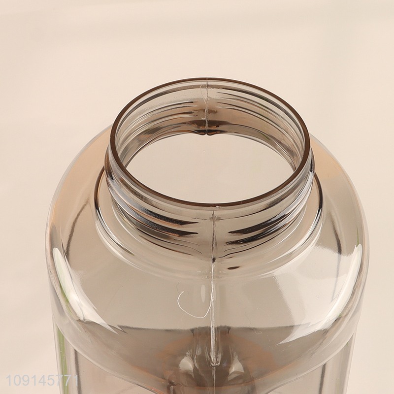 Factory supply multicolor plastic sports water bottle drinking bottle with handle