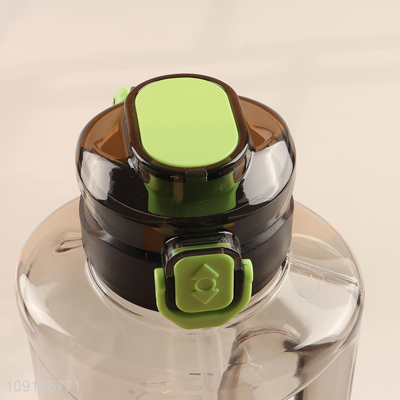 Factory supply multicolor plastic sports water bottle drinking bottle with handle