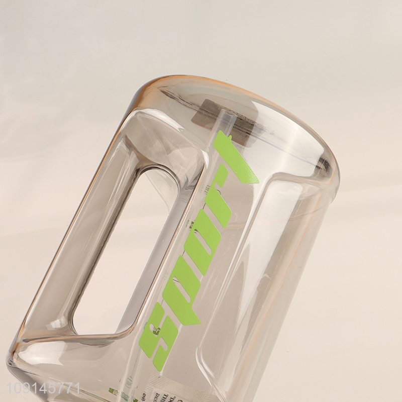 Factory supply multicolor plastic sports water bottle drinking bottle with handle