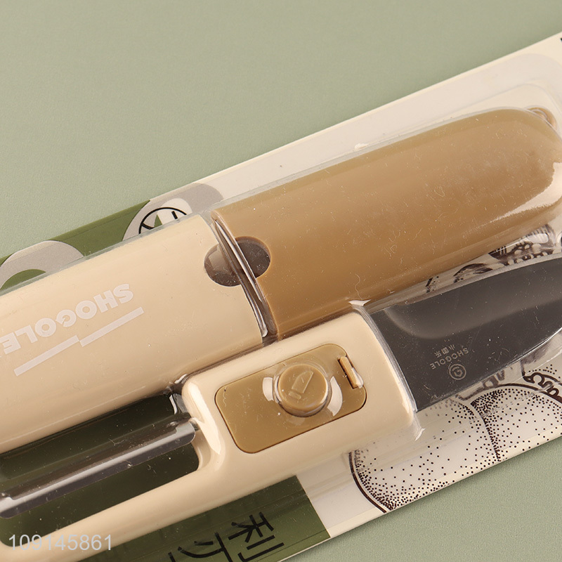 New Product 2-In-1 Stainless Steel Fruit Knife Vgetable Fruit Peeler