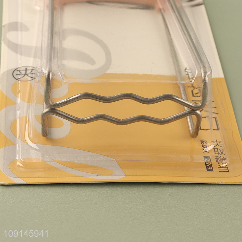 High Quality Stainless Steel Folding Hot Dish Plate Clip Bowl Clip