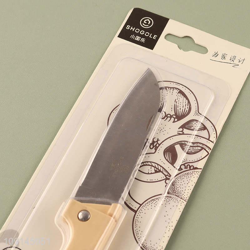 High Quality Folding Paring Knife Stainless Steel Vegetable Fruit Knife