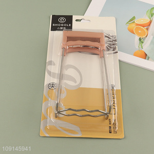 High Quality Stainless Steel Folding Hot Dish Plate Clip Bowl Clip