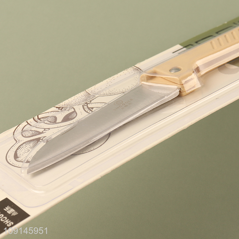 High Quality Folding Paring Knife Stainless Steel Vegetable Fruit Knife