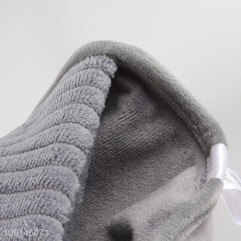 Good quality winter plush rechargable electric hot water bag for sale