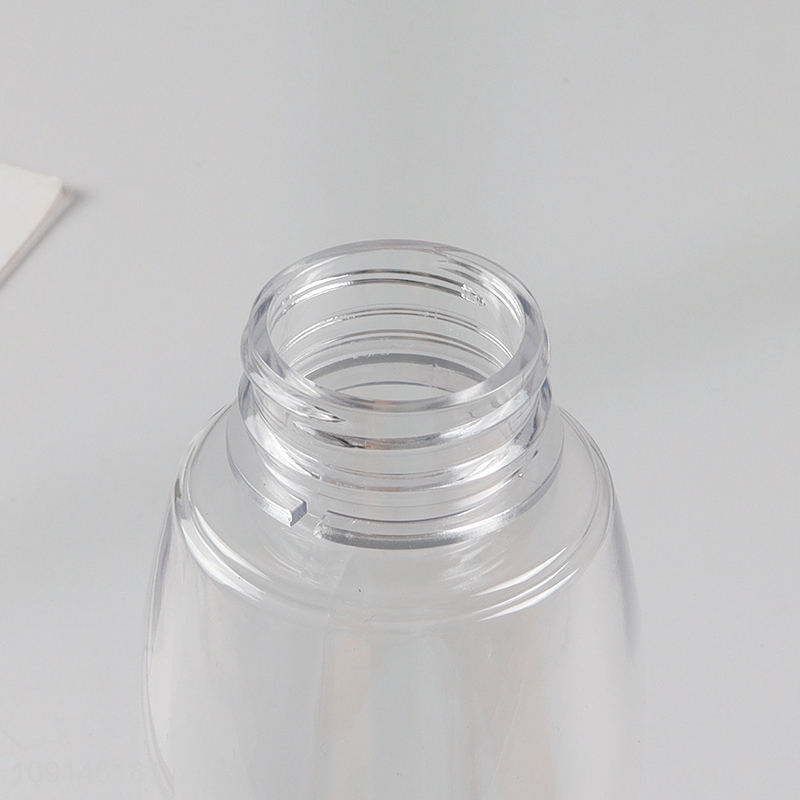Hot selling clear plastic cosmetic fine mist sprayer bottle