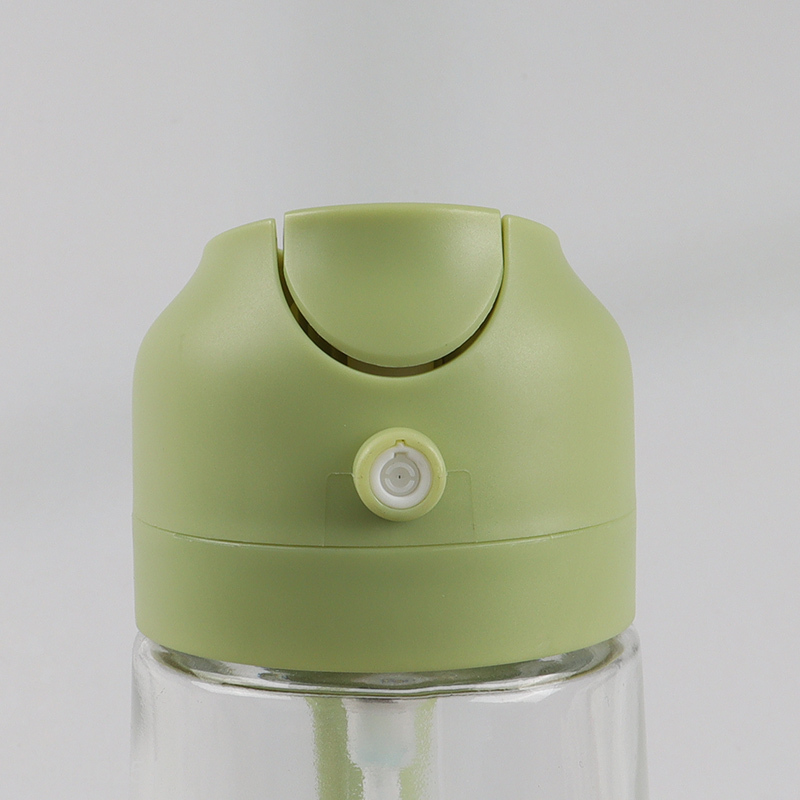 Most popular glass clear kitchen 2in1 oil spray bottle oil bottle