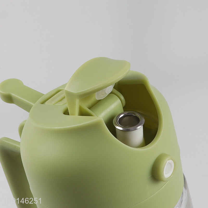 Most popular glass clear kitchen 2in1 oil spray bottle oil bottle