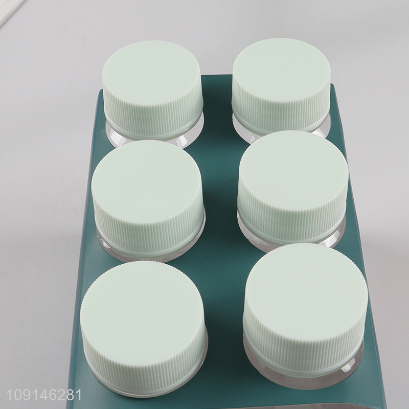 Factory price 6pcs kitchen reusable juice bottle with lid