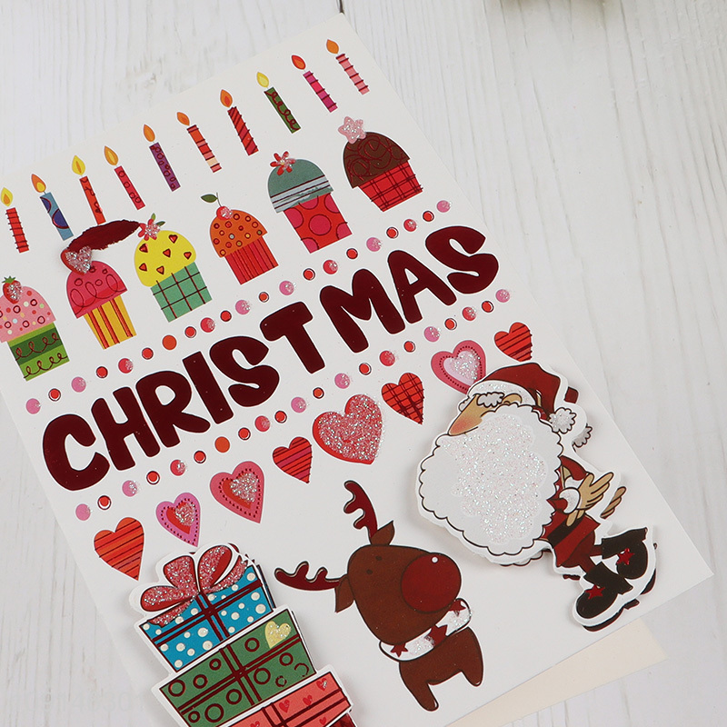 Hot products creative 3d christmas gifts christmas greeting cards