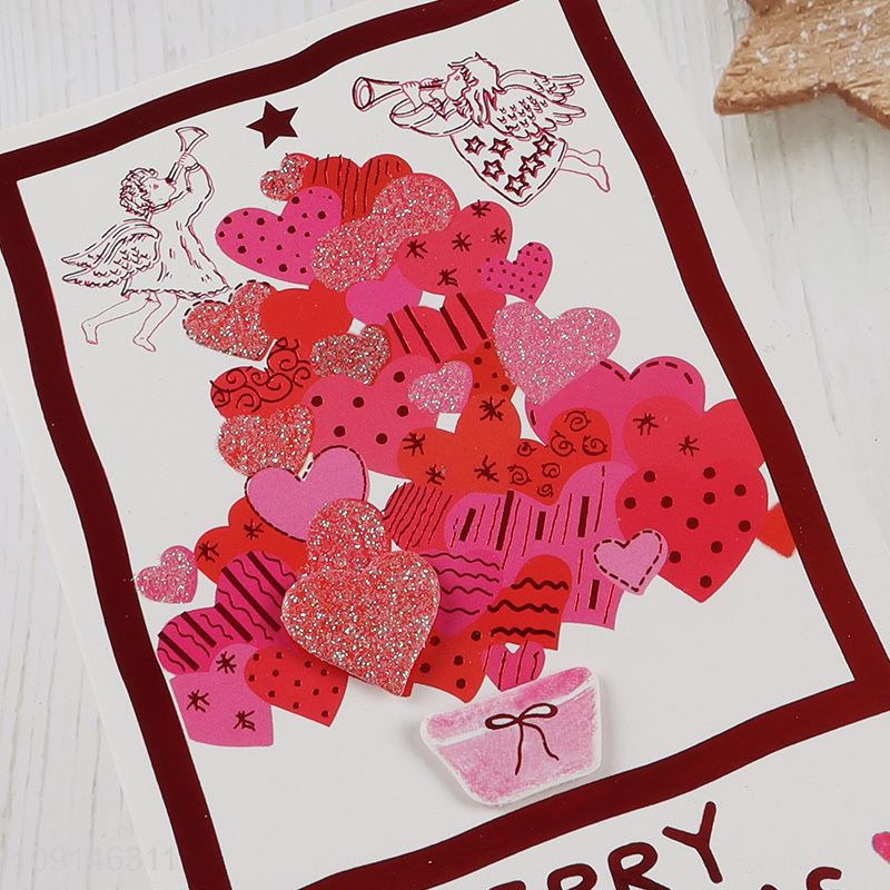 Top selling creative merry christmas greeting cards for gifts