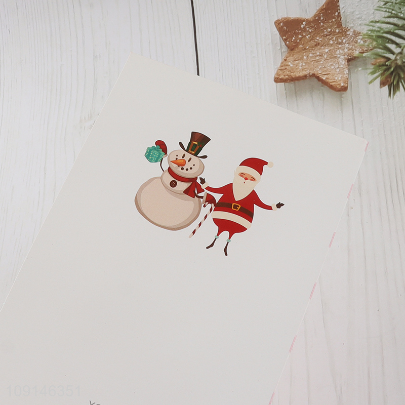 Factory price christmas gifts cartoon christmas greeting cards