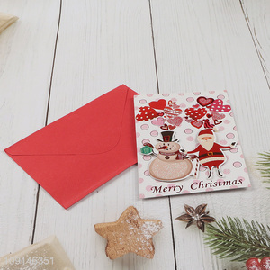 Factory price christmas gifts cartoon christmas greeting cards