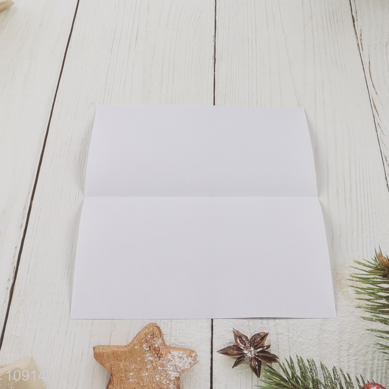 Low price creative handmade paper Valentine's Day greeting card