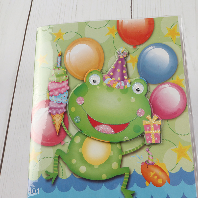 Popular products cartoon frog birthday gifts music greeting cards