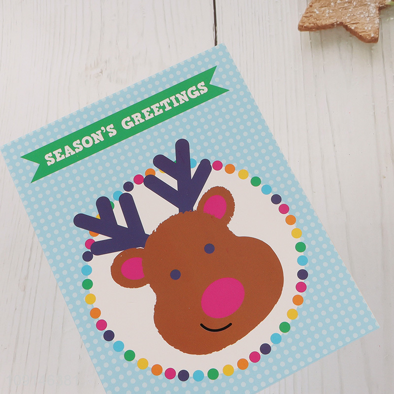 Good quality christmas gifts children diy christmas greeting cards