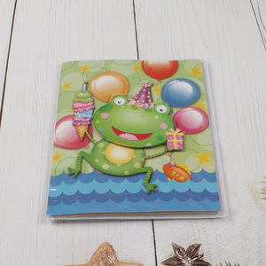 Popular products cartoon frog birthday gifts music greeting cards