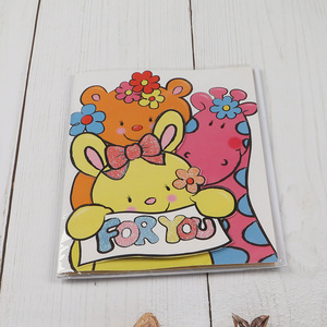 Online wholesale cartoon animal happy birthday music greeting cards