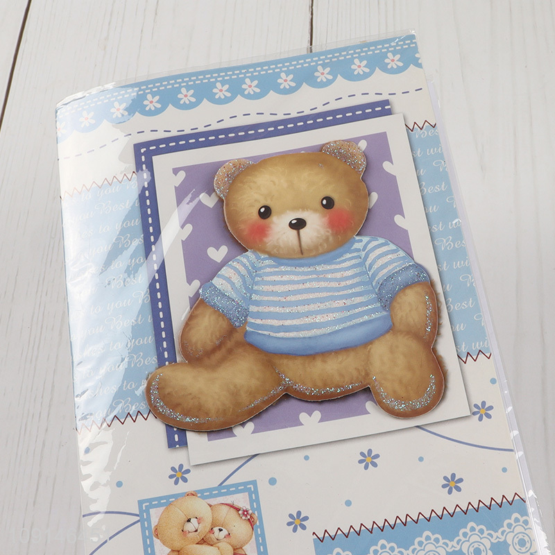 Yiwu market handmade diy happy birthday music greeting cards