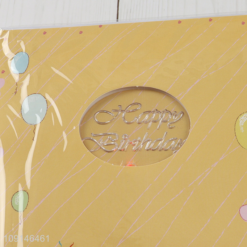 Factory supply cartoon children happy birthday music greeting cards for sale