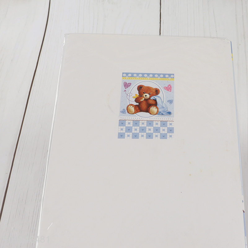 China supplier cartoon bear birthday gifts music greeting cards