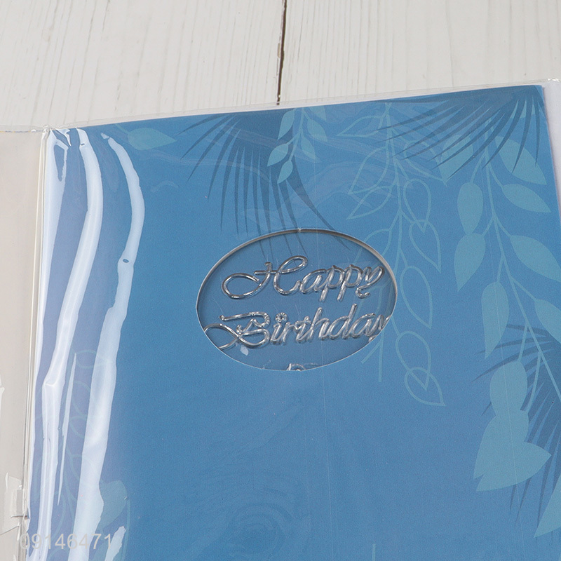 Low price happy birthday handmade diy music greeting cards