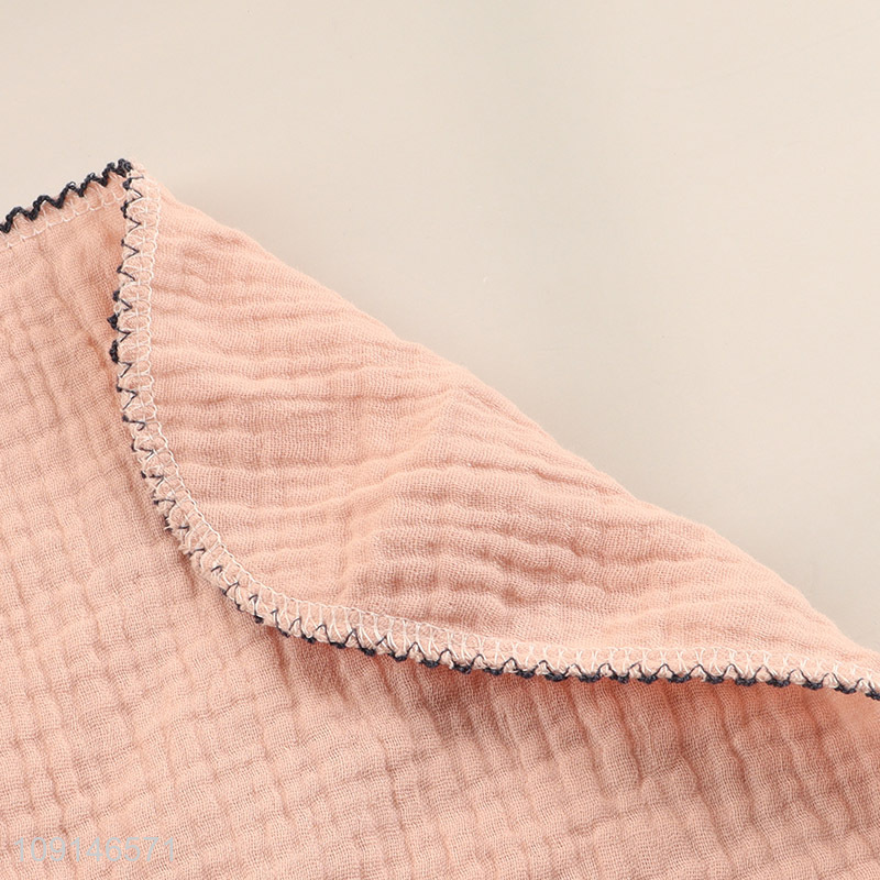 Good selling breathable soft baby blanket towel wholesale