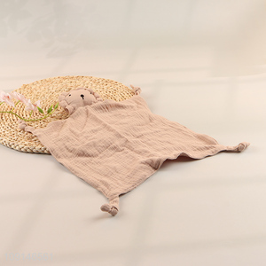 Best selling cartoon lion soft cotton baby blanket towel wholesale