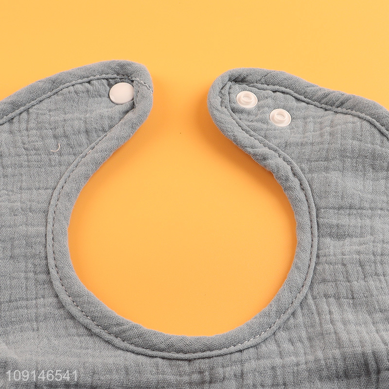 Top quality cotton baby bibs for teething and drooling