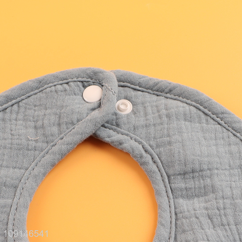 Top quality cotton baby bibs for teething and drooling