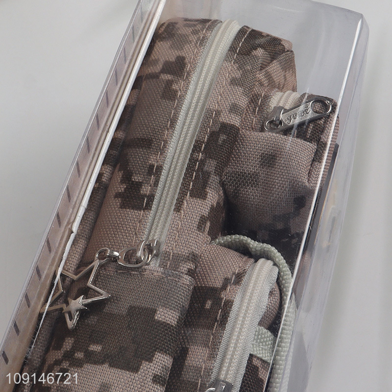 Hot products multicolor oxford clothes school students pencil case