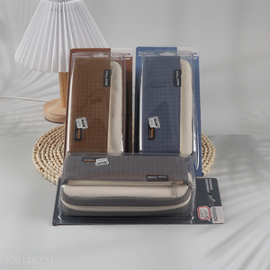 Yiwu market multicolor large capacity students pencil case for stationery