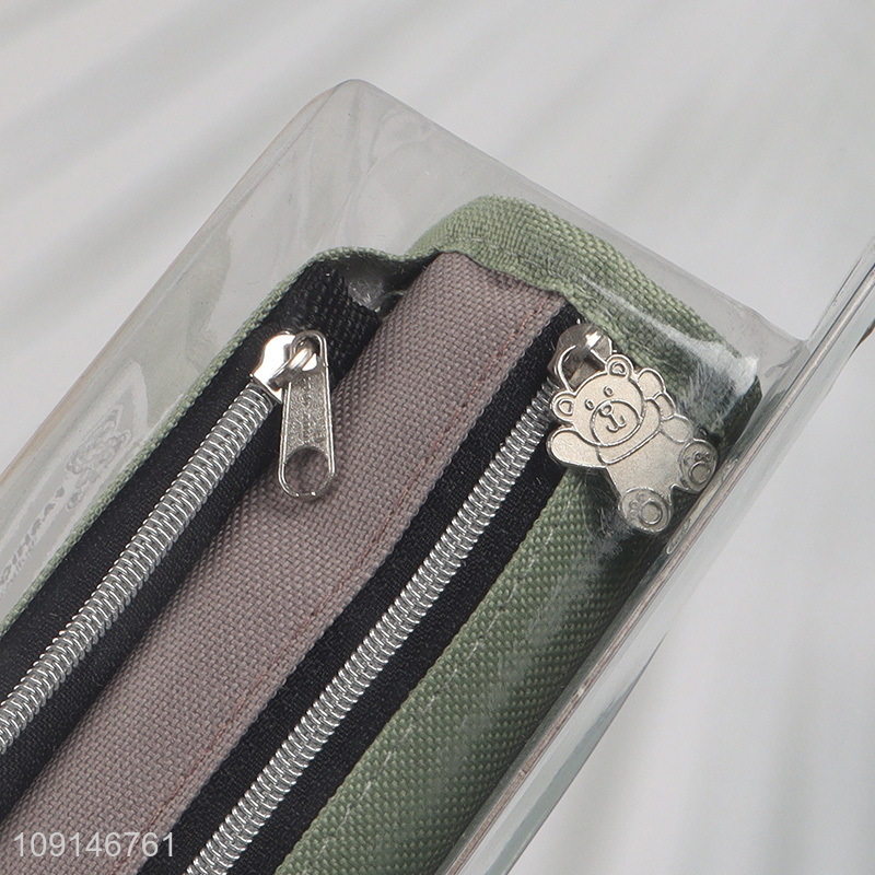 Factory supply large capacity Oxford clothes students pencil case