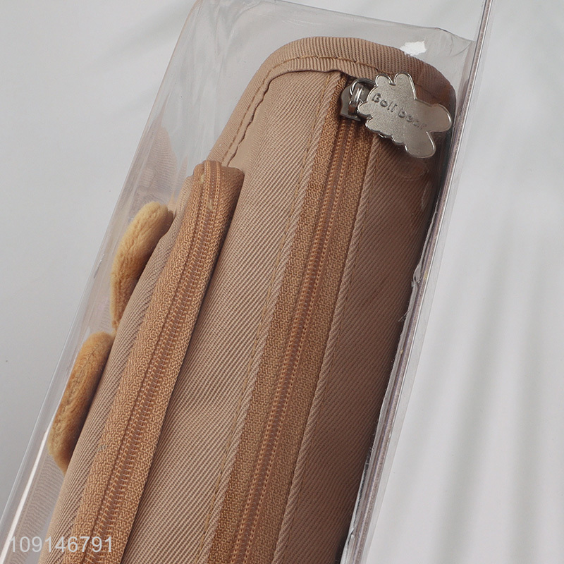 Popular products cartoon bear waterproof pencil case for school students