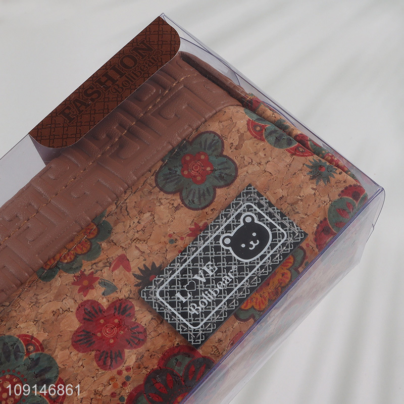 Most popular flower pattern students stationery pencil case pencil bag