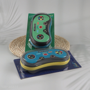 Low price multicolor games console shape students pencil case with zipper