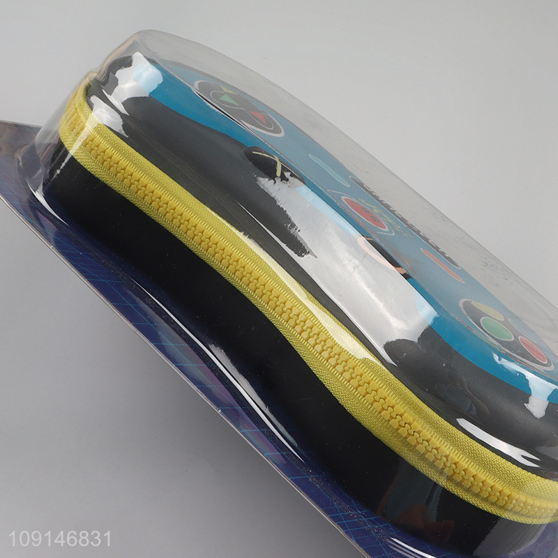 Low price multicolor games console shape students pencil case with zipper
