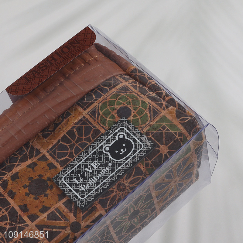 Factory direct sale students stationery pencil case pencil bag with zipper