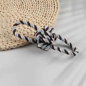 Yiwu market pet teeth cleaning interactive toys cotton rope chew toys