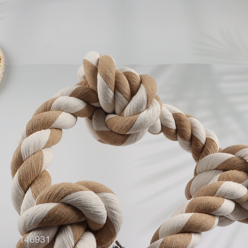 Best selling bite-resistant cotton rope chew toys pet interactive toys