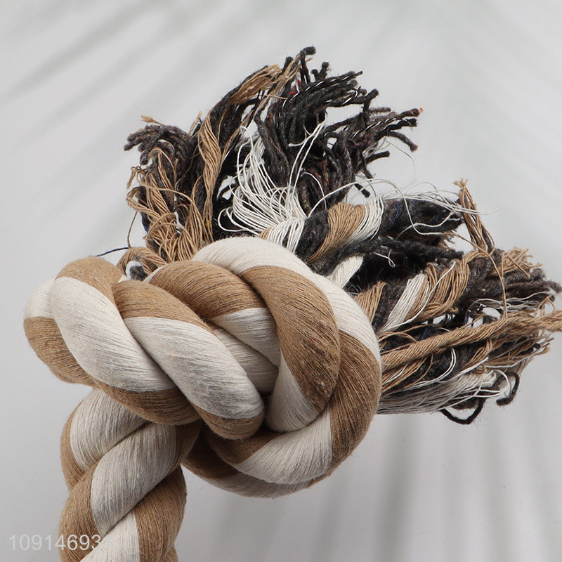 Best selling bite-resistant cotton rope chew toys pet interactive toys