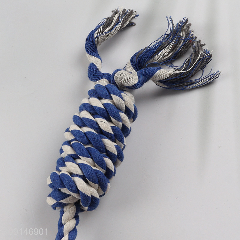 Top selling pet interactive toys cotton rope chew toys wholesale