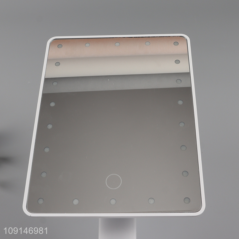 Good quality cordless led light up vanity mirror table mirror cosmetic mirror