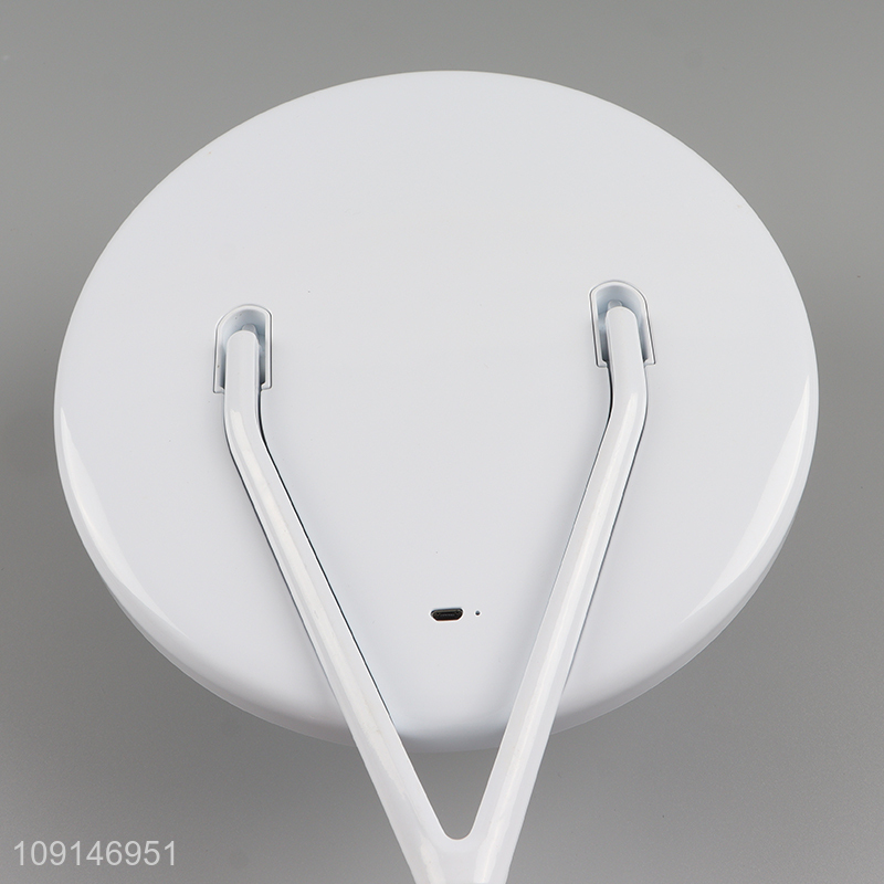 Hot selling round table mirror cosmetic mirror with led lights